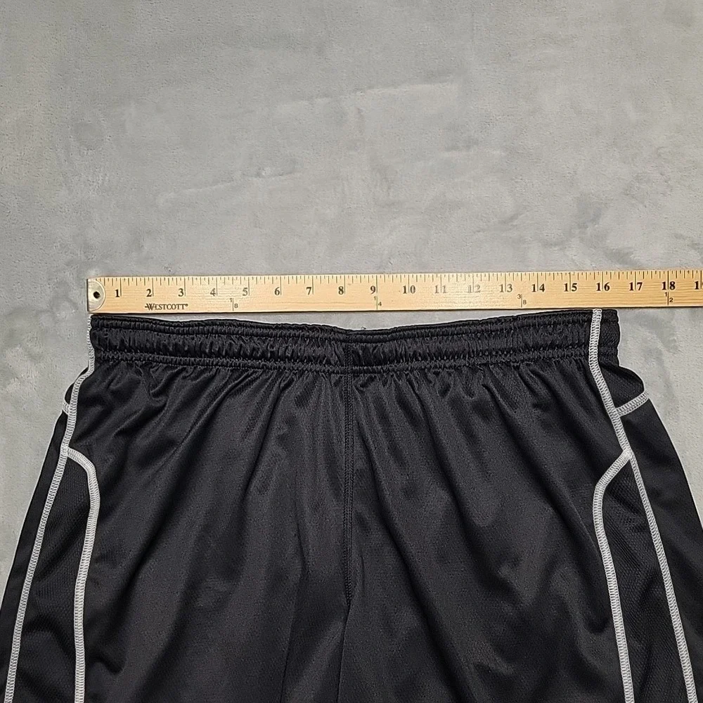 Nike Soccer Shorts Men XL Black Dri-Fit Athletic Gym Training Running Retro